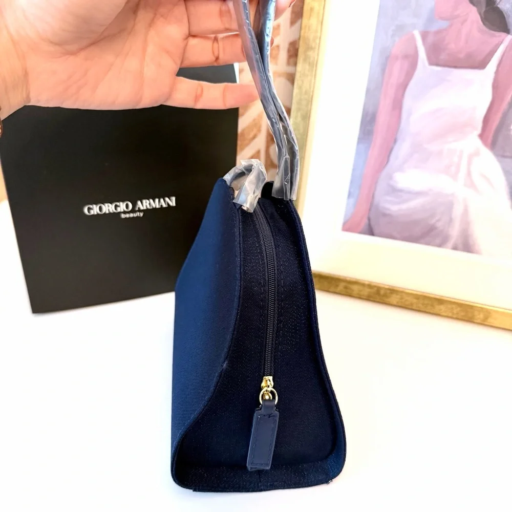 Giorgio Armani Cosmetic Bag‎ with Wristlet